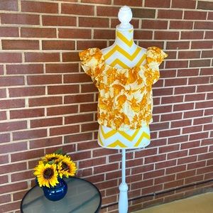 BR Gold Leaf Crop Top